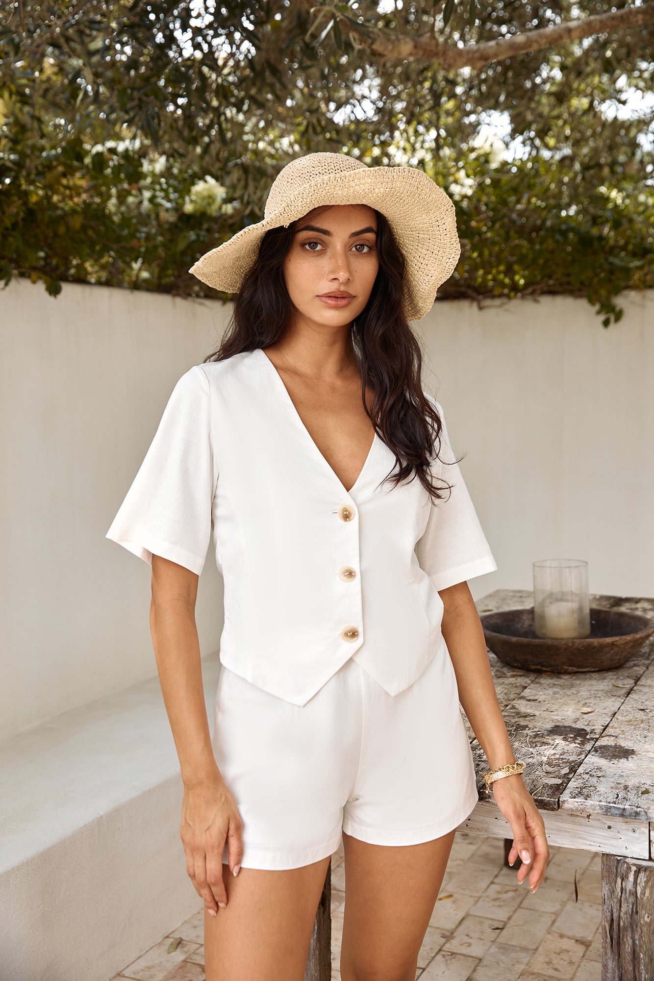 Big City Top White